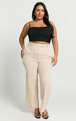 Modern Gal Top - Jersey Cami Crop Top in Black