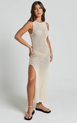 Seven Wonders - Shamine Midi Dress in SAND