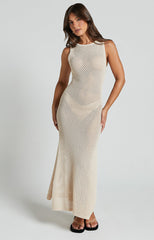 Seven Wonders - Shamine Midi Dress in SAND