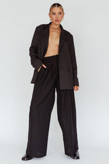 Sloan Side Pocket Trouser Pants Black