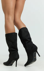 Billini - Nour Boots in Black Suede