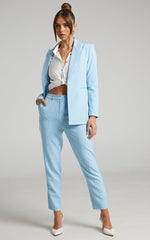 Hermie Blazer - Single Breasted Blazer in Light Blue