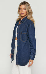Malcolm Shirt - Denim Shirt in Indigo Wash
