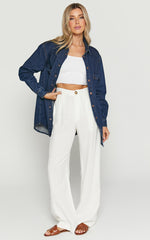 Malcolm Shirt - Denim Shirt in Indigo Wash