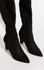 Verali - Effy Tall Boots in Black Suede